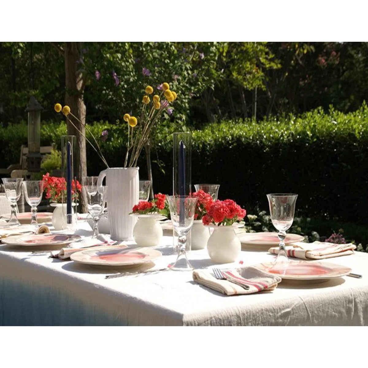 2 Piece Candleholder with Cylinder, Clear