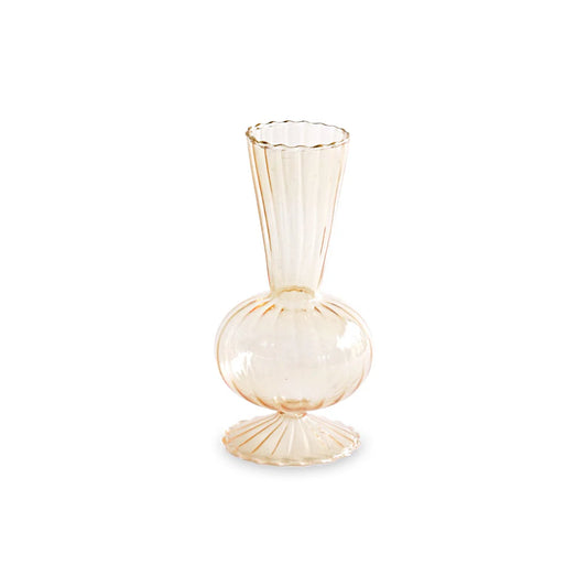 Glass Cambridge Beth 6" Bud Vase (Champagne)