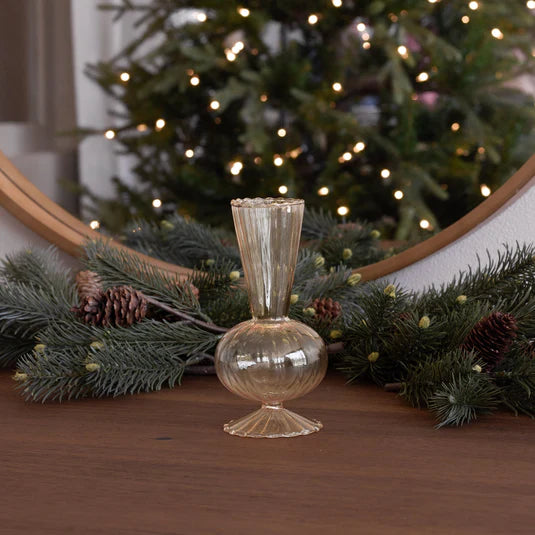 Glass Cambridge Beth 6" Bud Vase (Champagne)