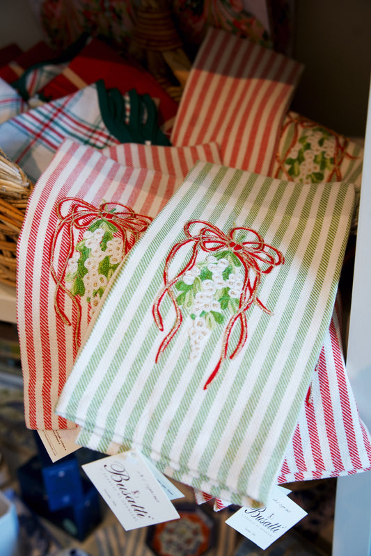 Mistletoe Green | Busatti Pomelo Kitchen Towel | Col. 8