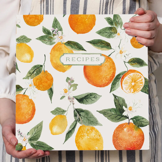3-Ring Recipe Binder in Citrus