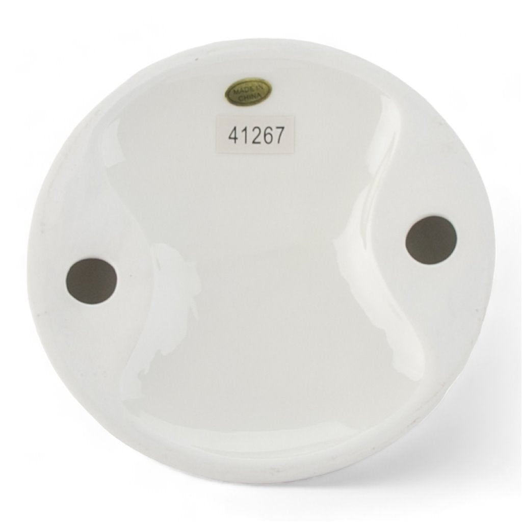 Porcelain Non-Tip Dog Bowl | Blue And White