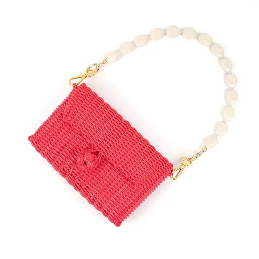 Pochette Rose Red | Ivory River Stone