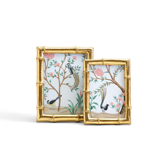 Gold Faux Bamboo Photo Frame 5x7