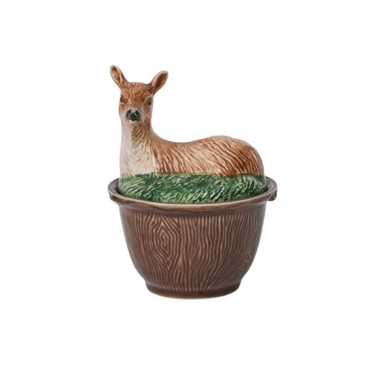 Forest Walk Deer Bowl with Lid - Multi FW