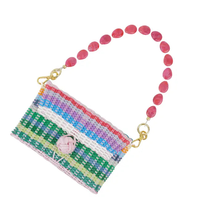 Pochette Multi Bright | Raspberry Pink River Stone