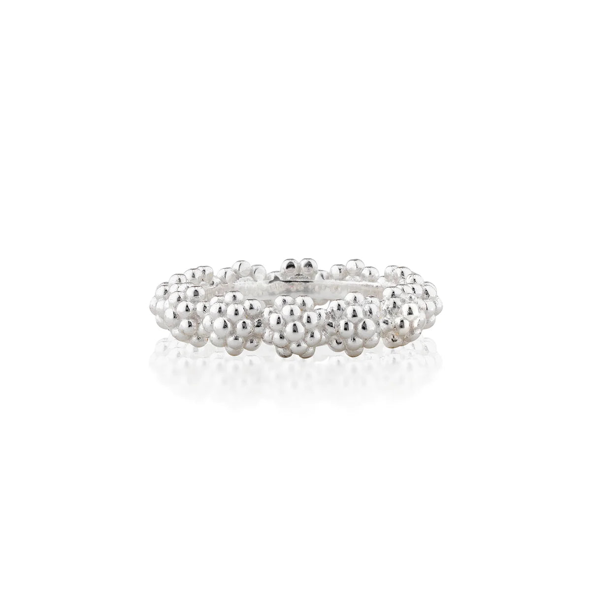 Berry Icon Silver Ring  - Size 6