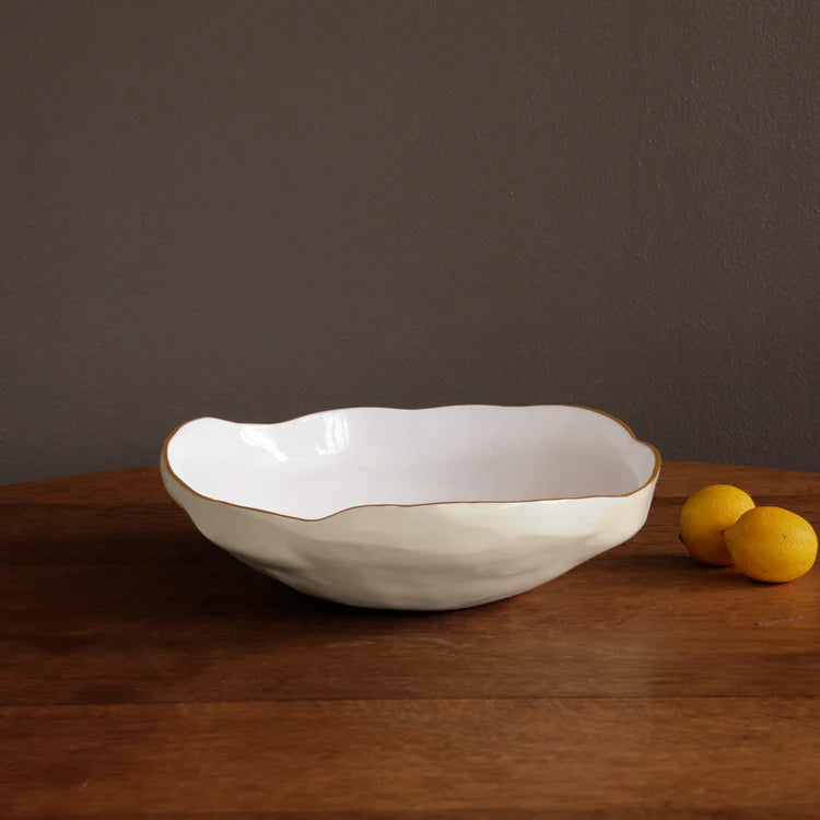 ENCANTO Nuevo Large Bowl - Cream & White