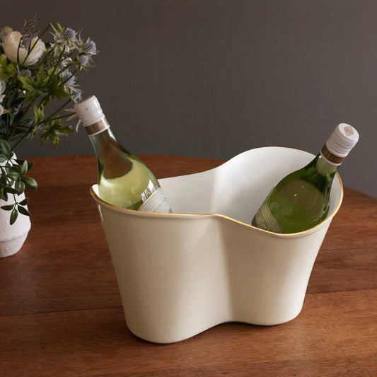 ENCANTO Double Ice Bucket - Cream & White