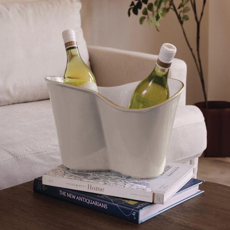 ENCANTO Double Ice Bucket - Cream & White