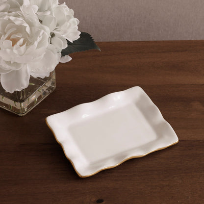 ENCANTO Vento Small Rectangular Tray | Cream