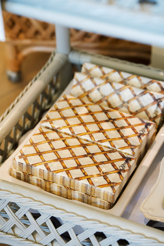 Bamboo Lattice Guest Napkins