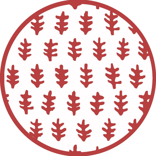 COASTER SET OF 4 - SYRAH RED