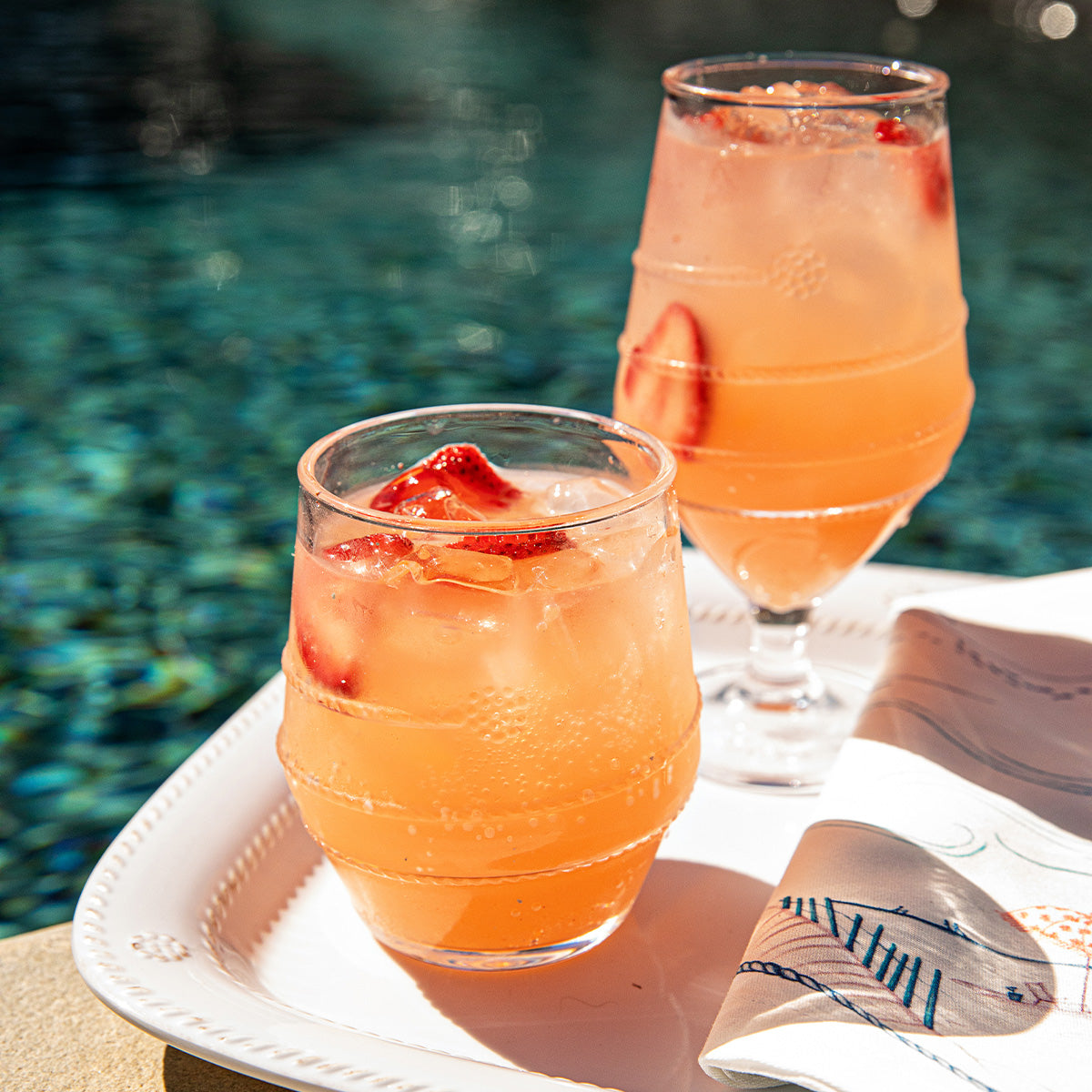 Amalia Acrylic Small Tumbler - Clear