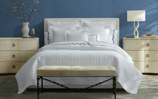 Ava Full/Queen Quilt | White