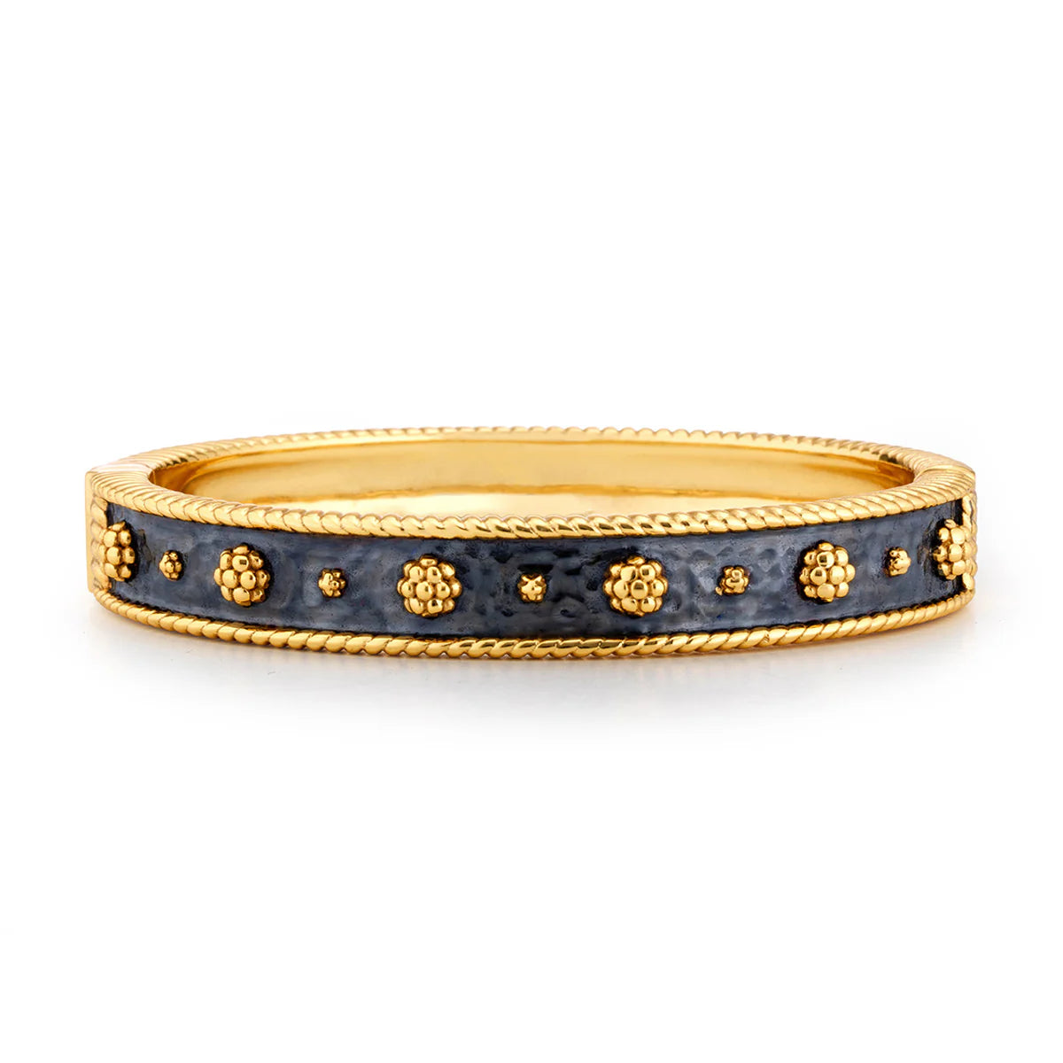 Berry /Classic Hinged Bangle S/M Gold/Midnight ZYB10/010