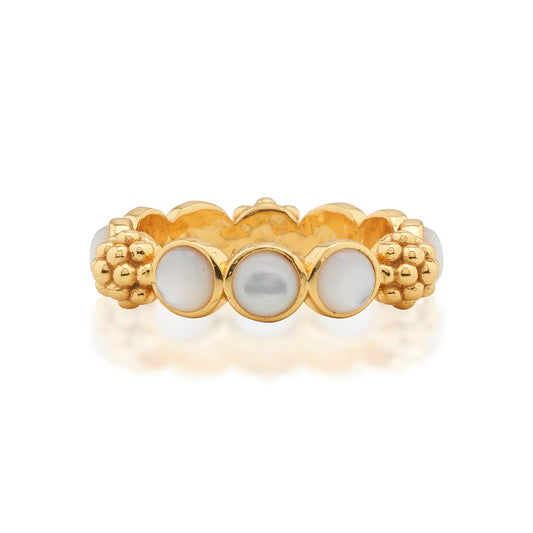 Berry Gem Ring - Pearl White ZYR86/110