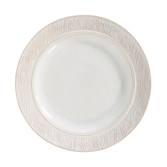 Blenheim Oak Dinner Plate - Whitewash
