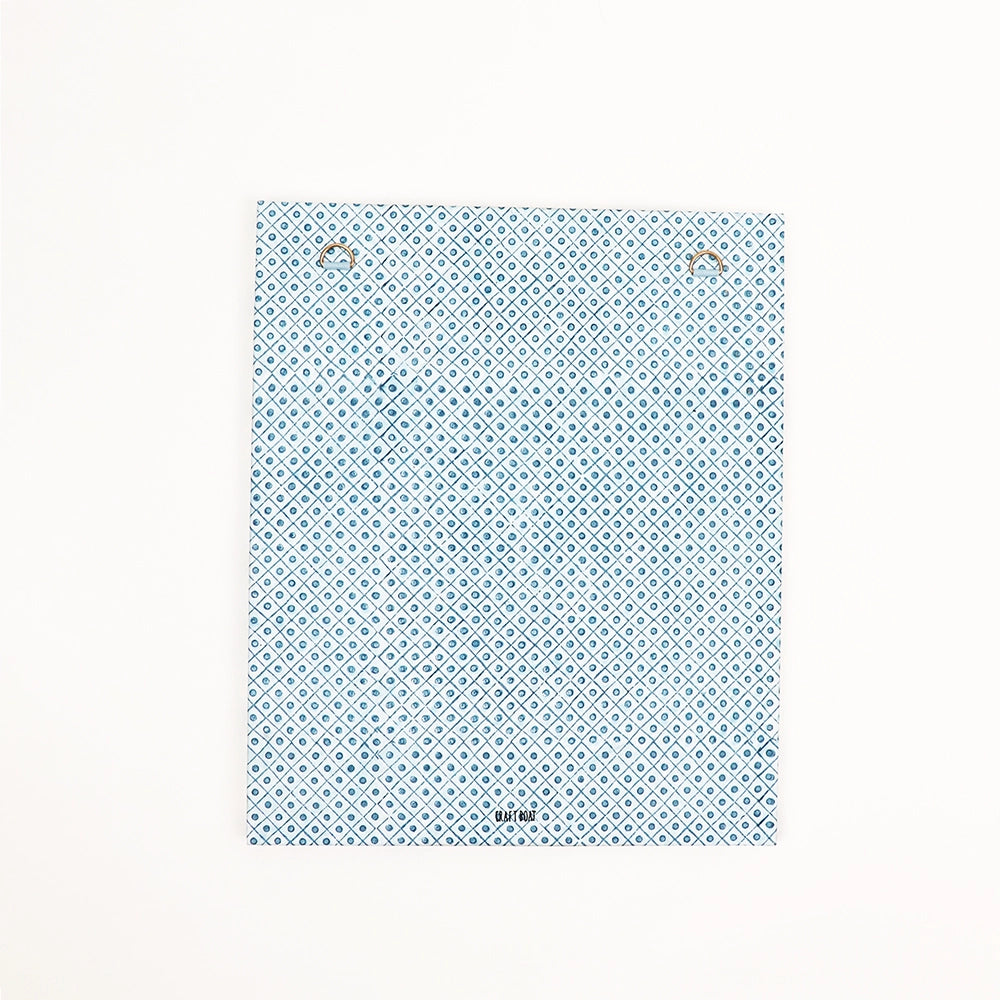 Blooming Trellis Blue Wall Photo Frame 5x7