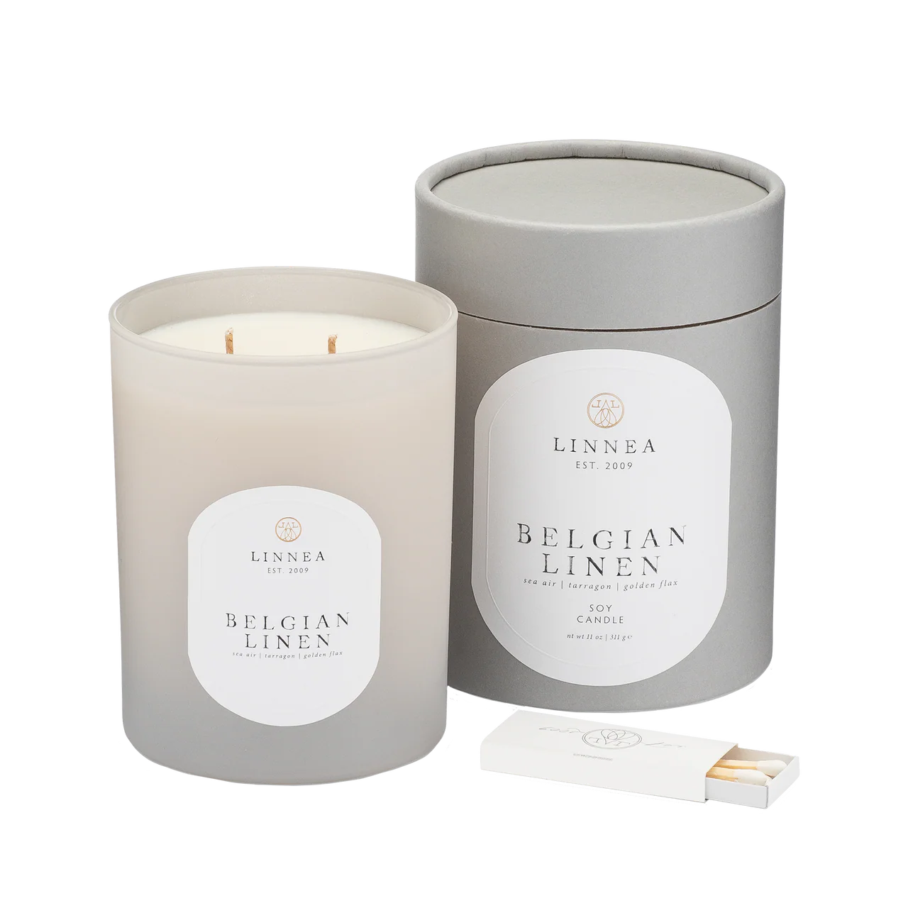 Belgian Linen - Sea Air | Tarragon | Golden Flax