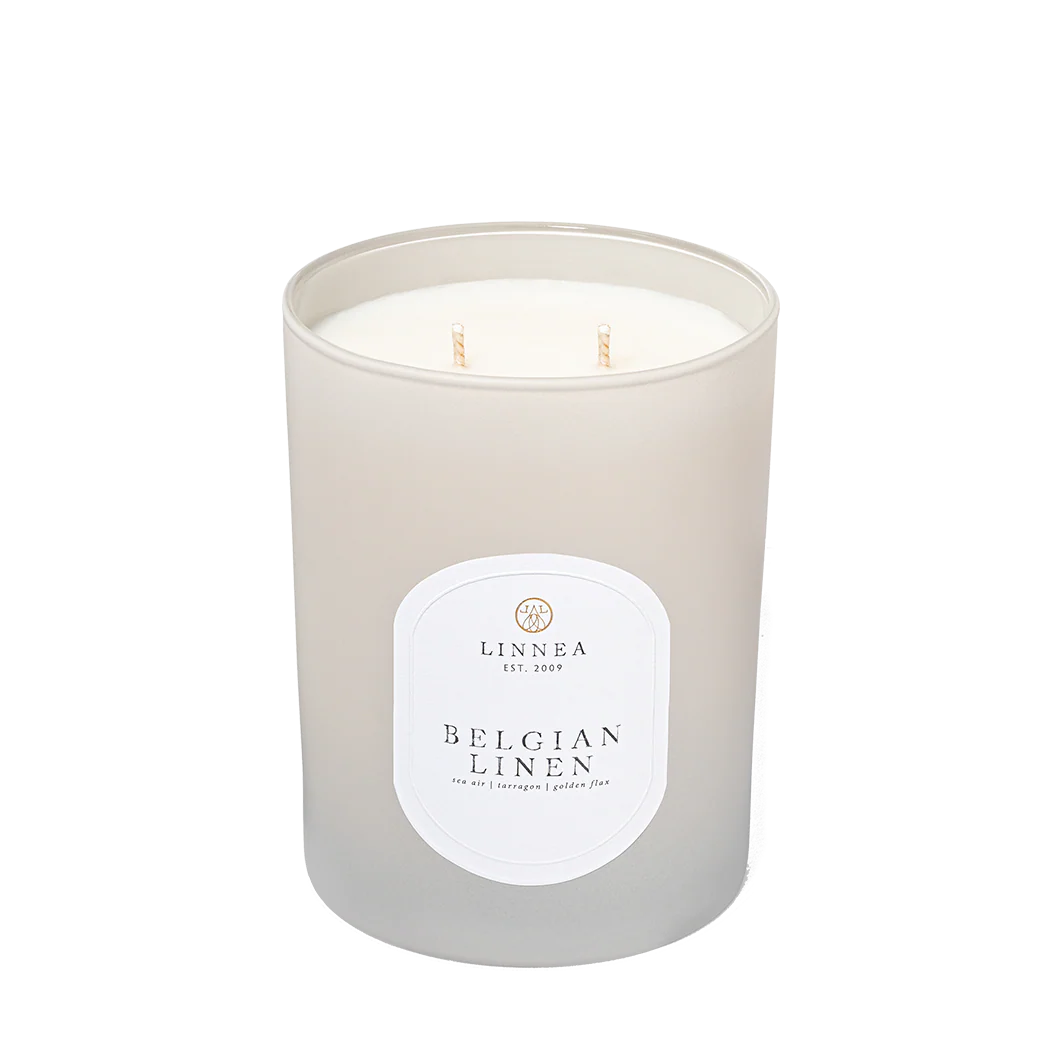 Belgian Linen - Sea Air | Tarragon | Golden Flax
