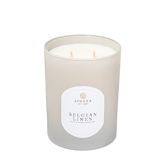 Belgian Linen - Sea Air | Tarragon | Golden Flax
