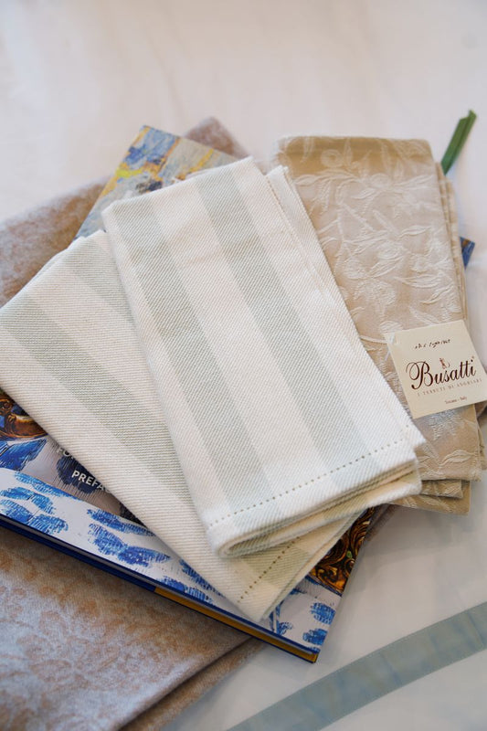 Napkins Briscola Rigata 20" Col. 118 Hemstitch