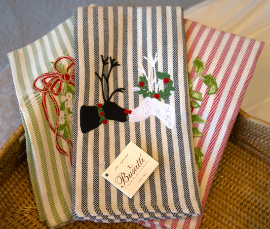 Reindeer Kiss | Busatti Pomelo Kitchen Towel | Col. 105