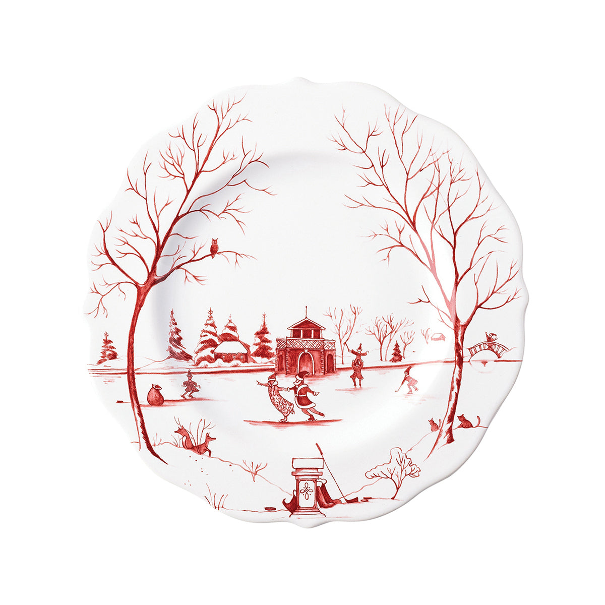 Country Estate Winter Frolic Dessert/Salad Plate WFM02SET/73