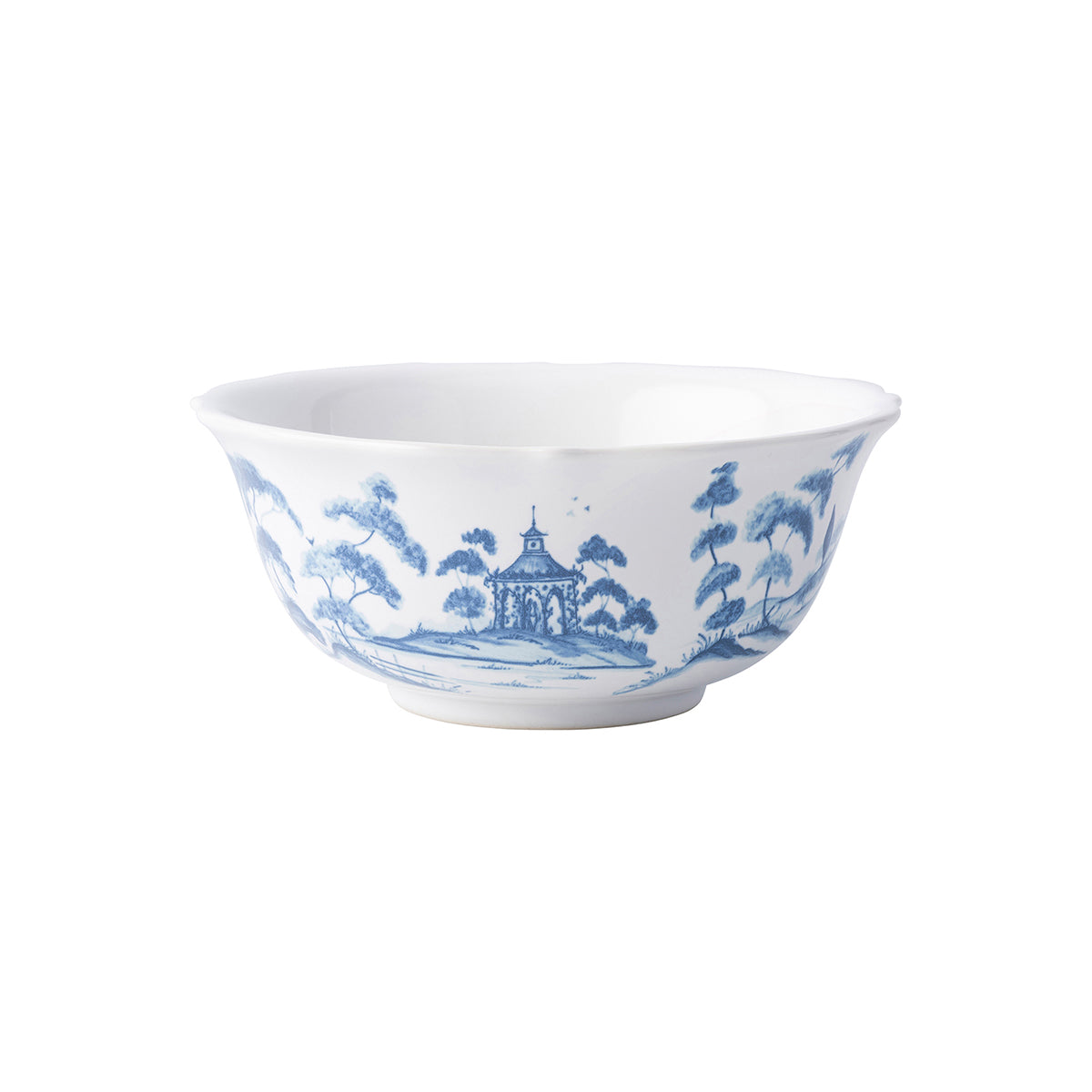 Country Estate Cereal/Ice Cream Bowl - Delft Blue