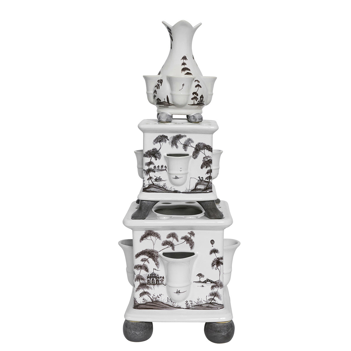 Country Estate 6" Tulipiere Vase - Flint Grey