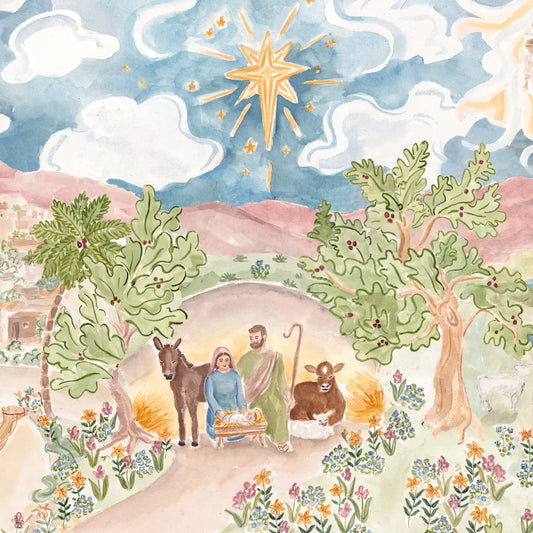 Christmas Tapestry Gift Wrap