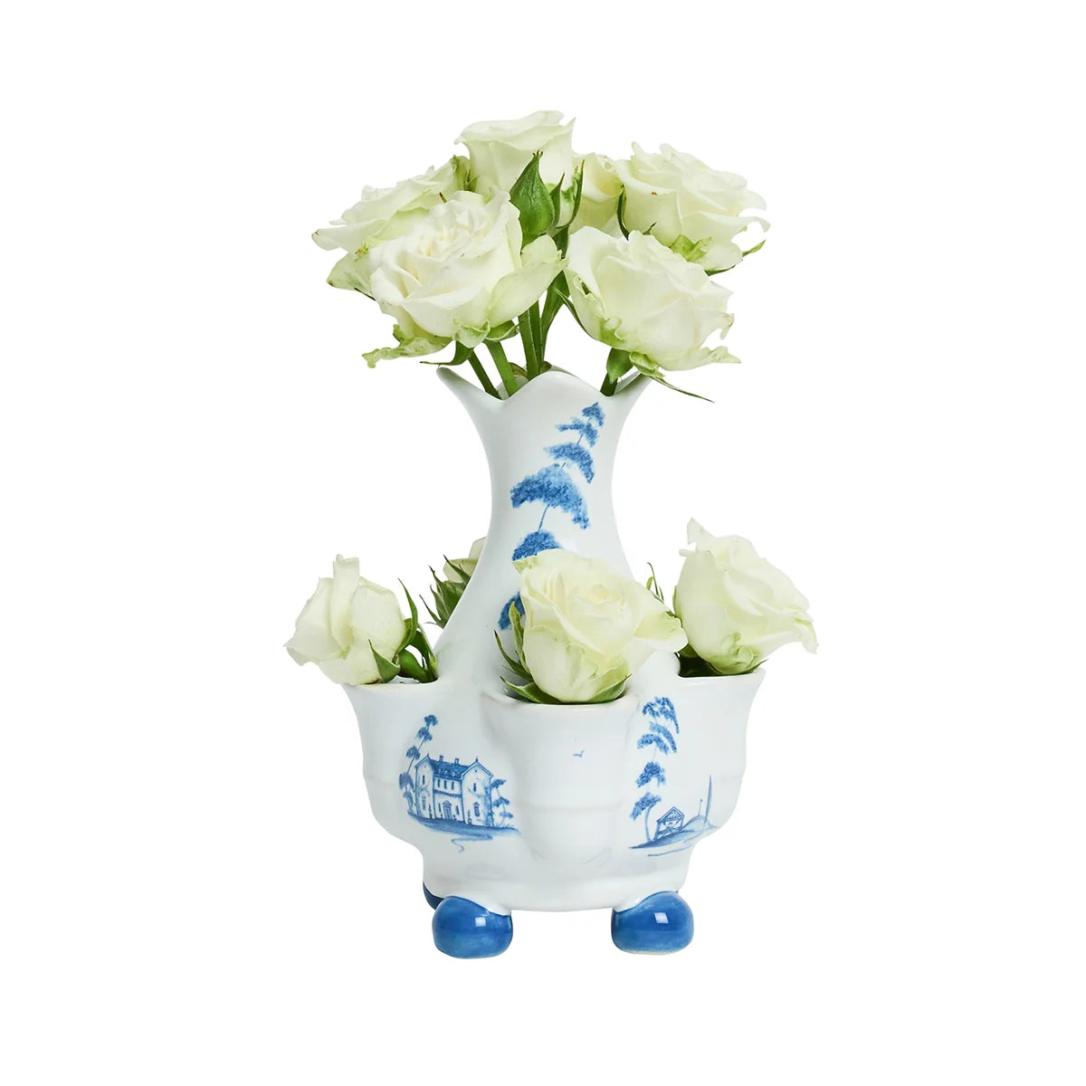 Country Estate 6" Tulipiere Vase | Delf Blue