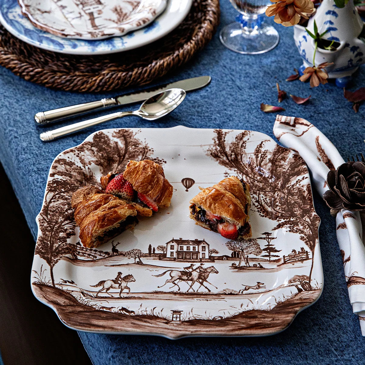 Country Estate Harvest 12" Tray | Sepia