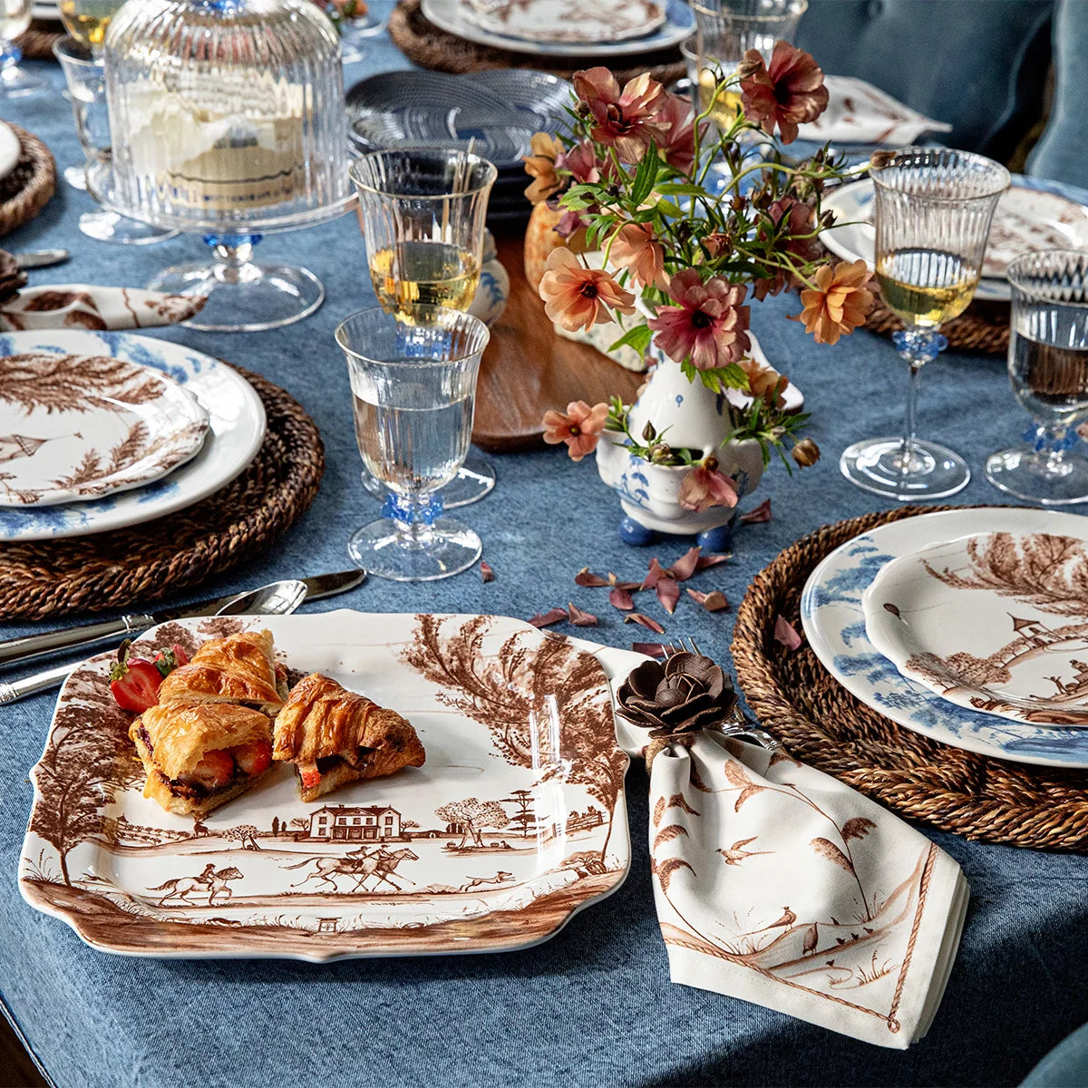 Country Estate Harvest 12" Tray | Sepia