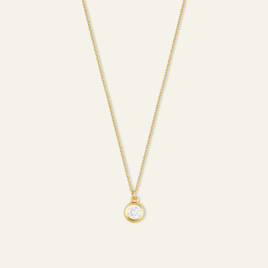 Dainty Bezel Necklace