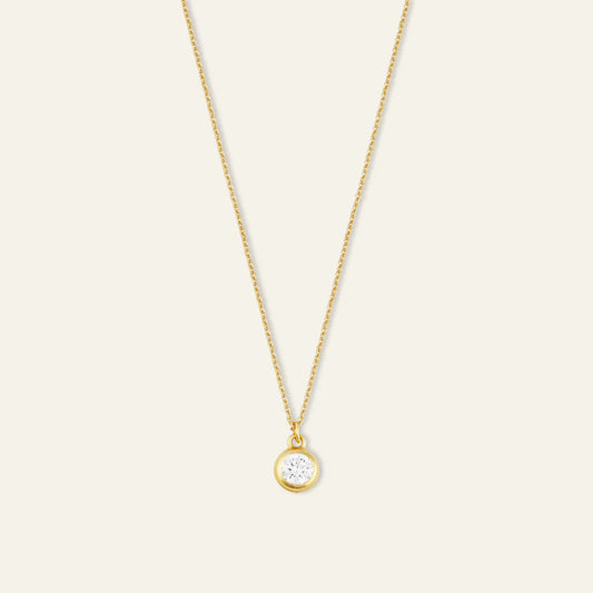 Dainty Bezel Necklace