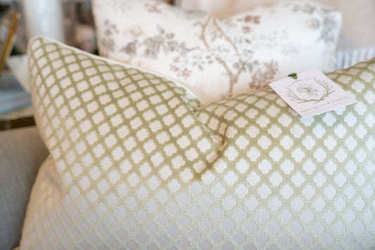 Scalamandre Lattice Pillow