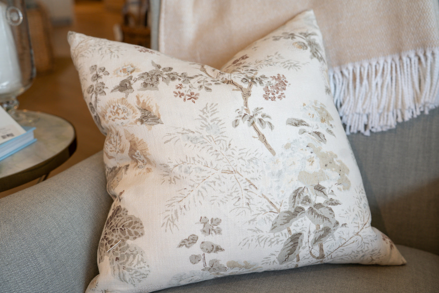 Althea Stone Linen Pillow