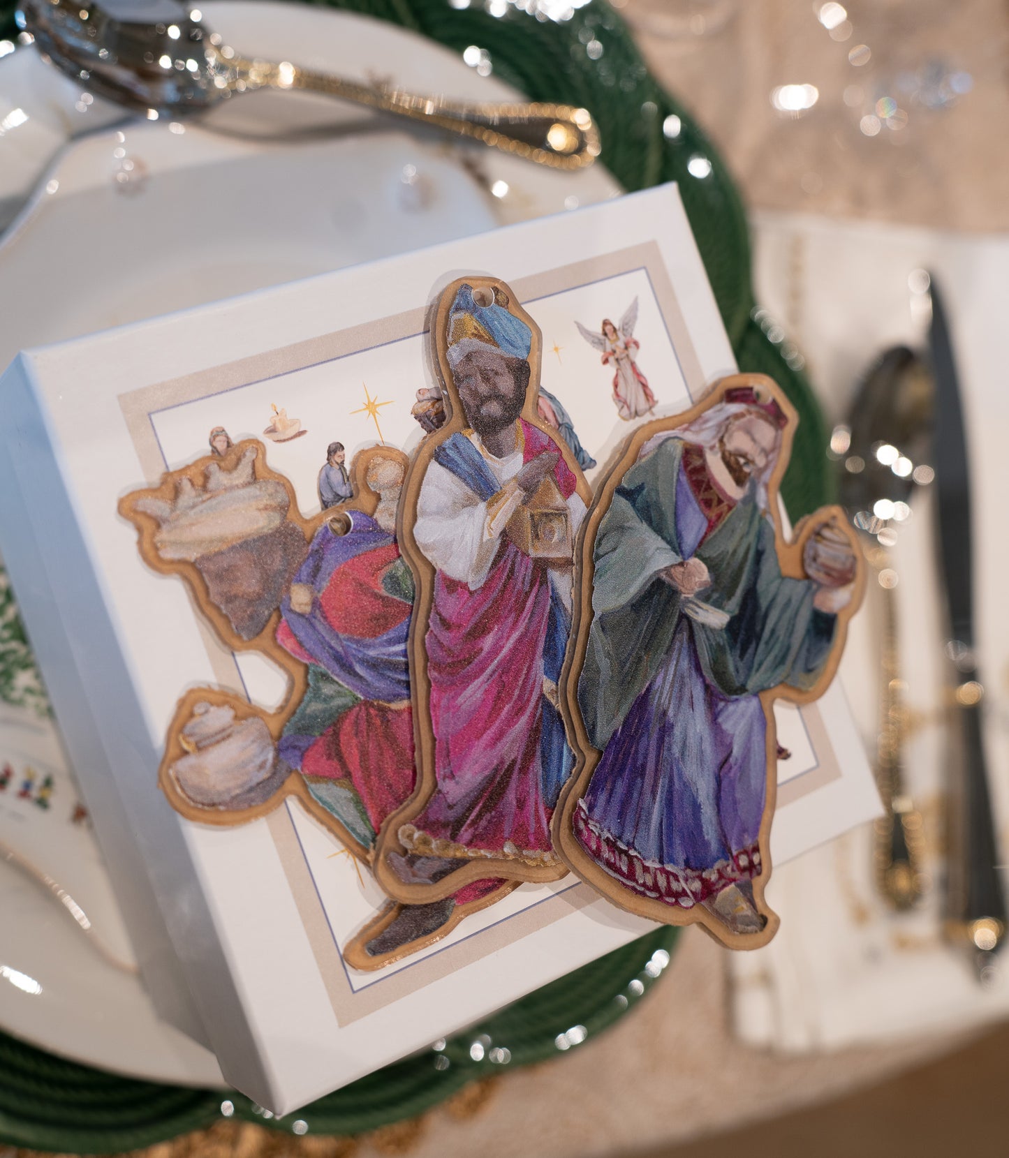 Nativity Acrylic Ornaments by Lauren Barksdale