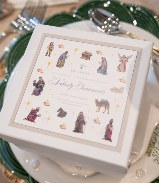 Nativity Acrylic Ornaments by Lauren Barksdale