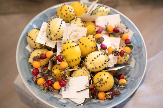 Lemon Pomander Ornament