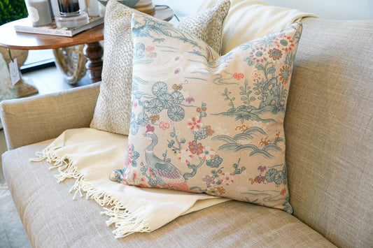 Lee Jofa Sakura Print Pillow
