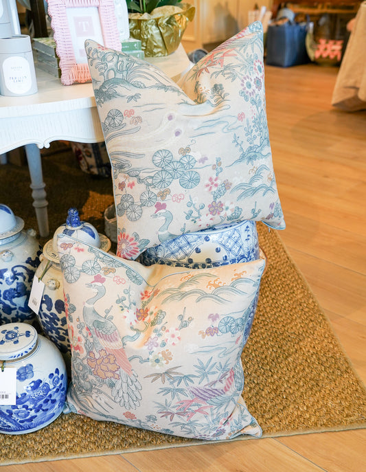 Lee Jofa Sakura Print Pillow