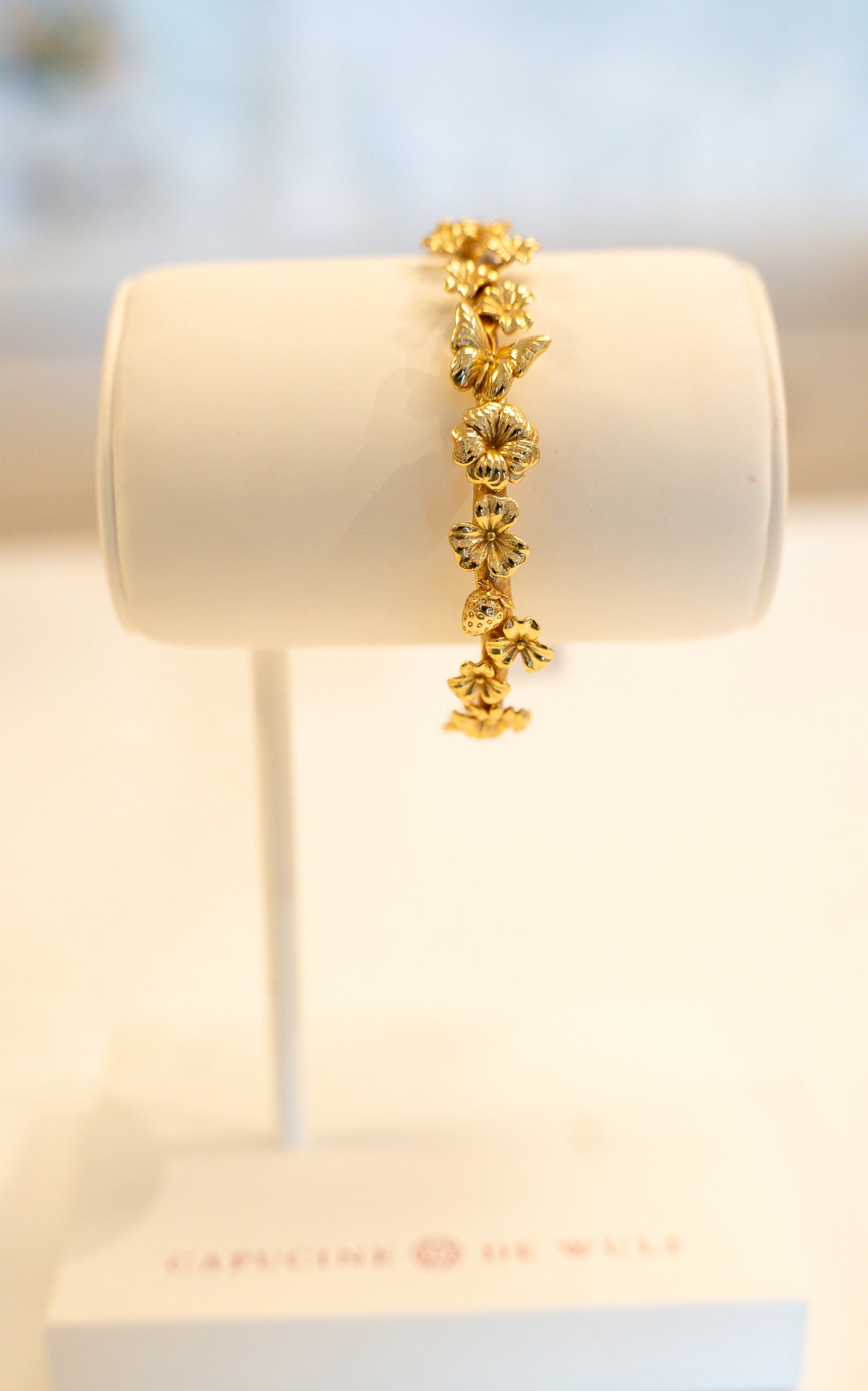 Meadow Flowers Petite Cuff Gold ZWMB06/710