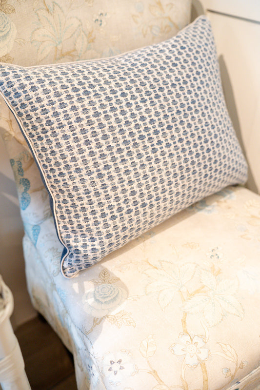 Kravet Blue Pillow