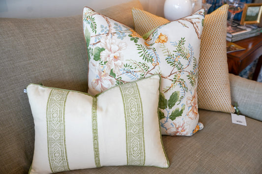 Lee Jofa Chinese Peony Gold  Pillow