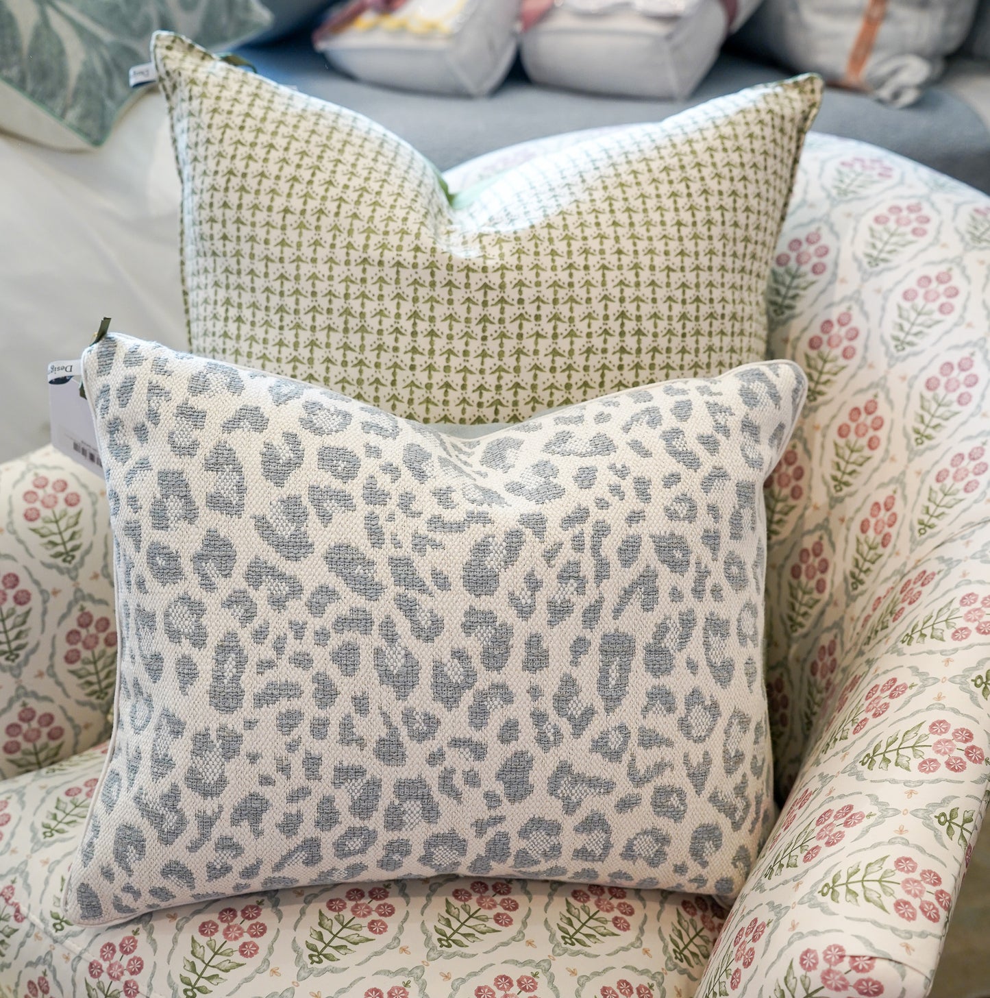 Colfax & Fowler Old Blue Pillow