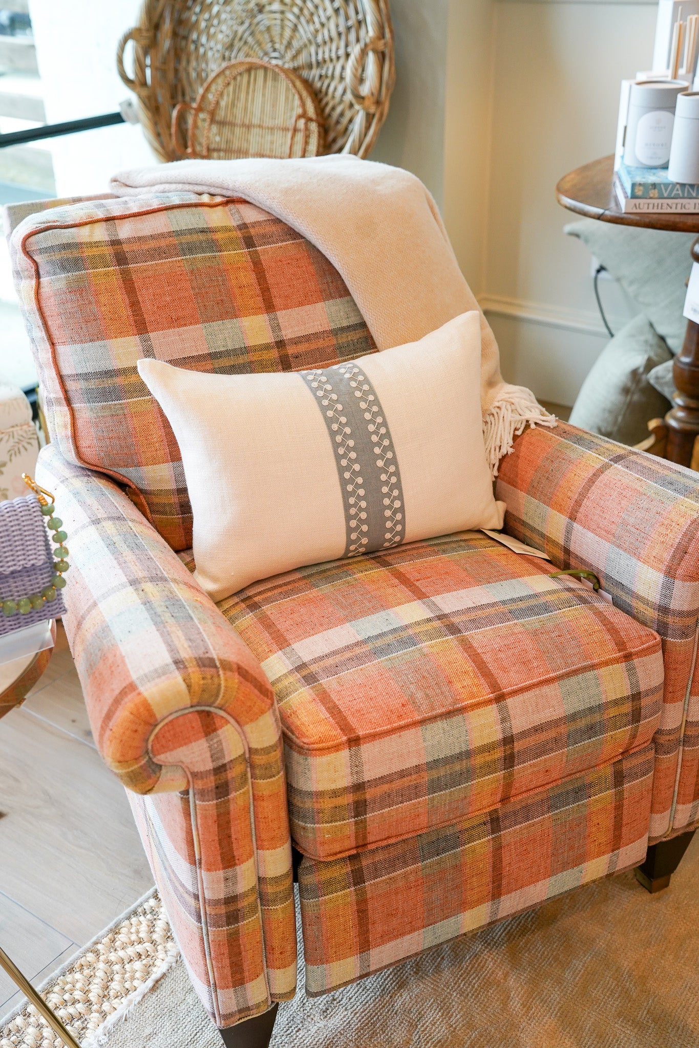 Relaxor Chair Fontain Apricot