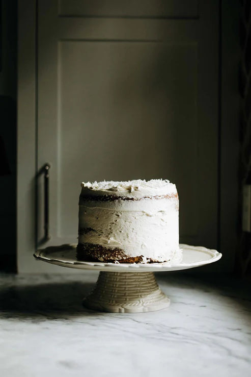 Basket Jubilee Cake Stand - Linen